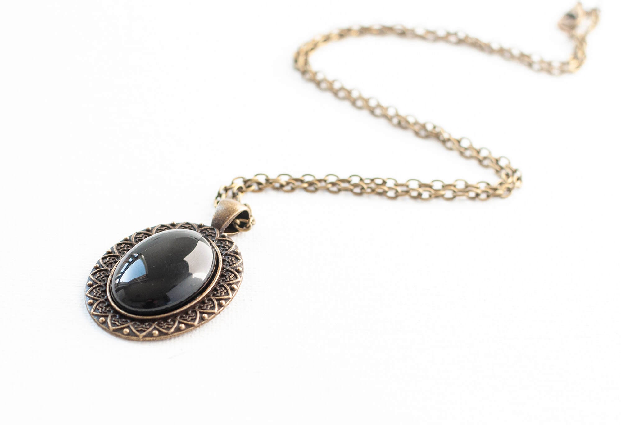 Onyx jewelry necklace top