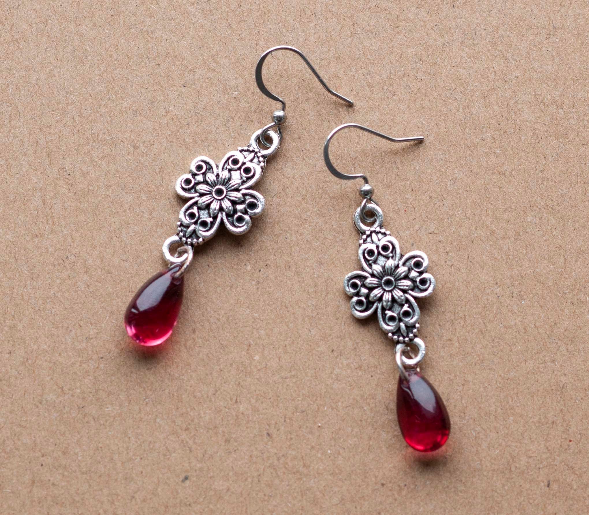 Goth earrings best sale